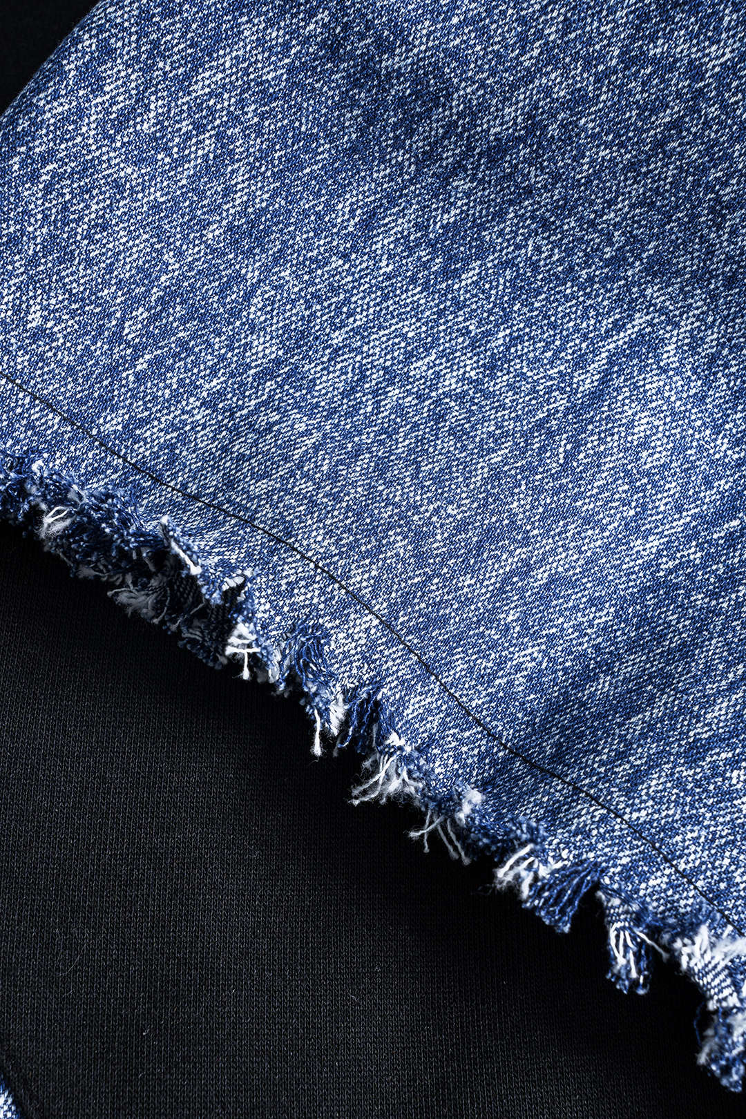 Denim Patchwork Pantolon