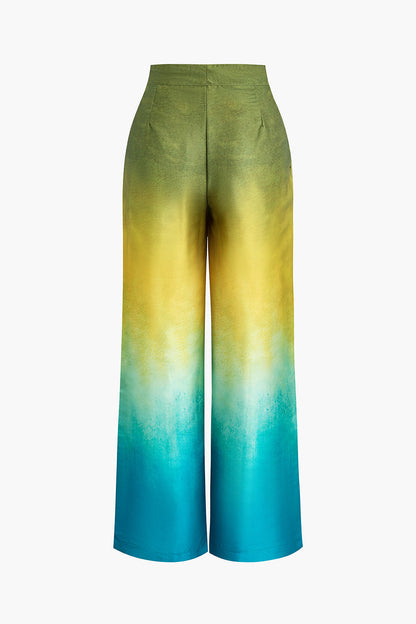 Ombre Geniş Paça Pantolon