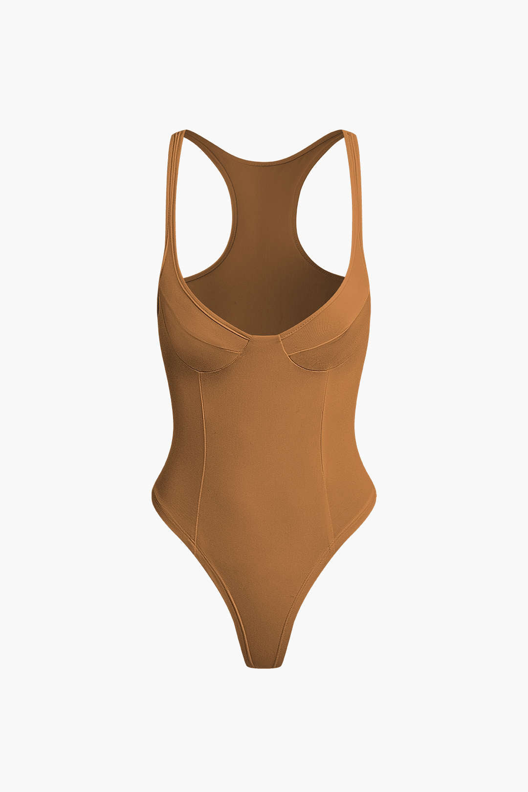 Basic Katı Derin V Yaka Büstiyer Bodysuit