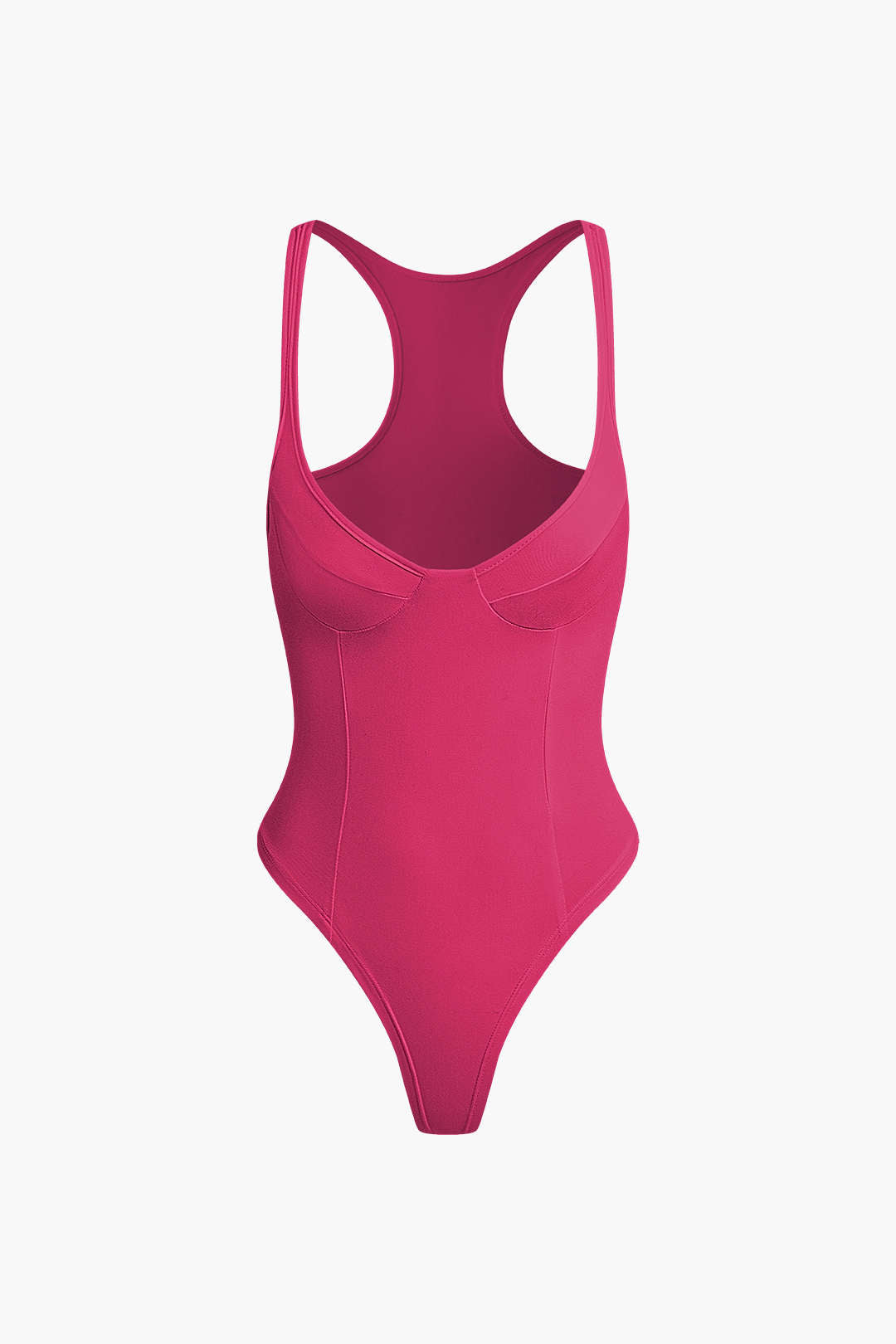 Basic Katı Derin V Yaka Büstiyer Bodysuit