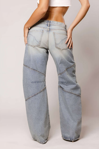 Basic Soluk Eskitme Jean